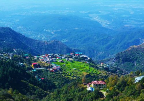 Mountain View and Step Farming in Mussoorie, Dehradun, Uttarakhand